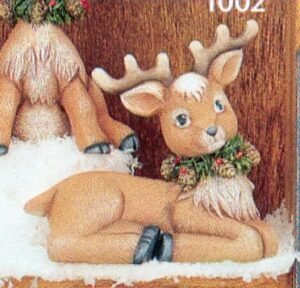 laying reindeer