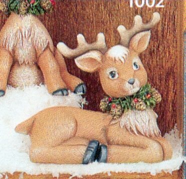 laying reindeer
