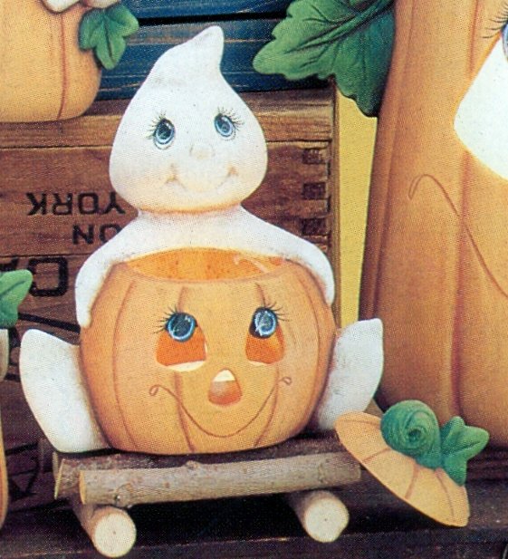 ghost w/pumpkin
