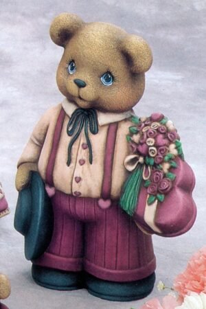 boy valentine bear