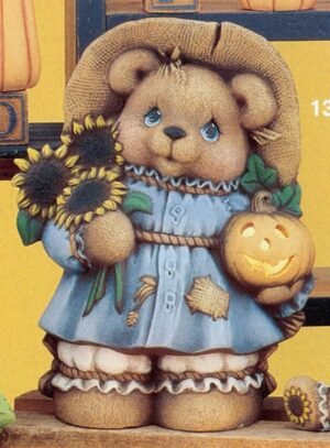 girl scarecrow bear