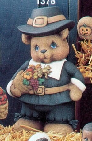boy pilgrim bear