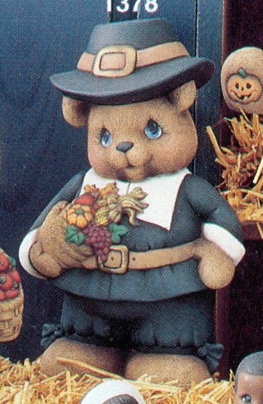 boy pilgrim bear