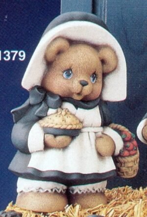 girl pilgrim bear