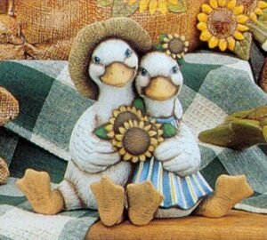cuddle duck w/flower