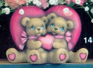 heart cuddle bear candle heart cuddle bear candle