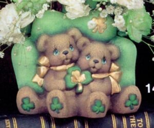 shamrock cuddle bear candle shamrock cuddle bear candle