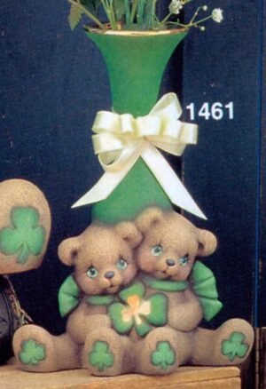 irish cuddle bear vase irish cuddle bear vase