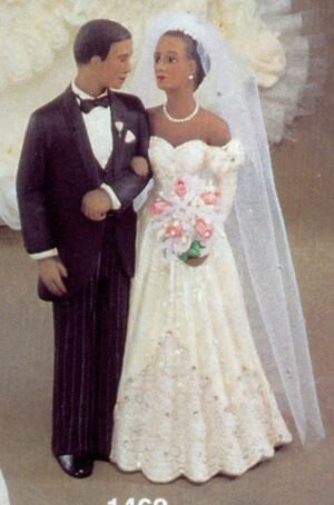 black bride & groom