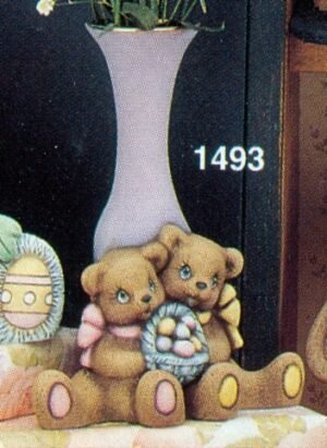 easter cuddle bear vase easter cuddle bear vase