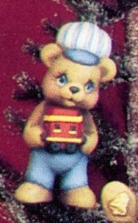 bear with train ornament