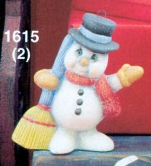 snowman with broom ornament snowman with broom ornament