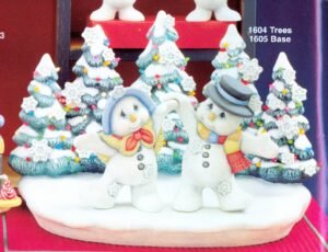 dancing snow couple