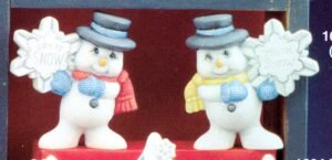 snowmen with signs snowmen with signs