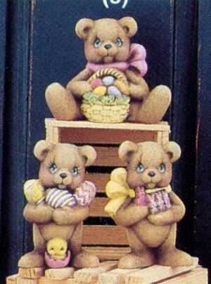 three easter bears three easter bears