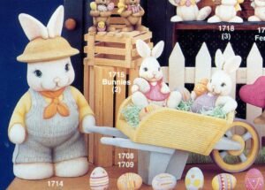 bunnies with wheelbarrow