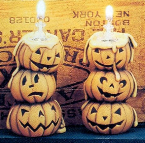 two pumpkin oil lamps two pumpkin oil lamps