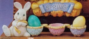 bunny w/egg basket train