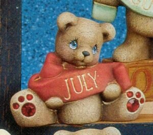 july birthstone bear july birthstone bear