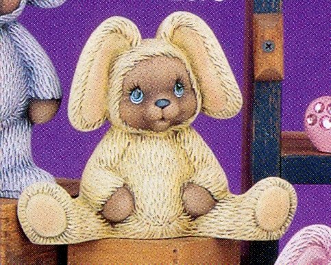 sitting bunny bear