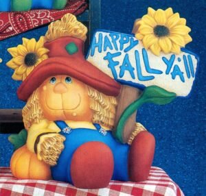 happy fall scarecrow