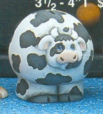 small round cow