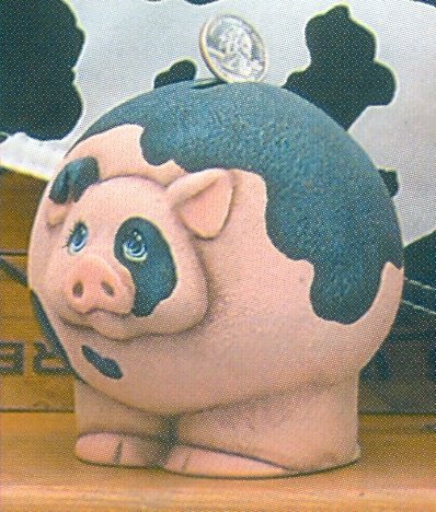 large round piggy