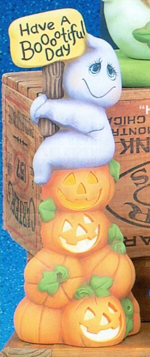 ghost on pumpkin stack ghost on pumpkin stack