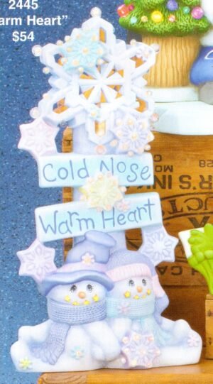 warm heart snowman post