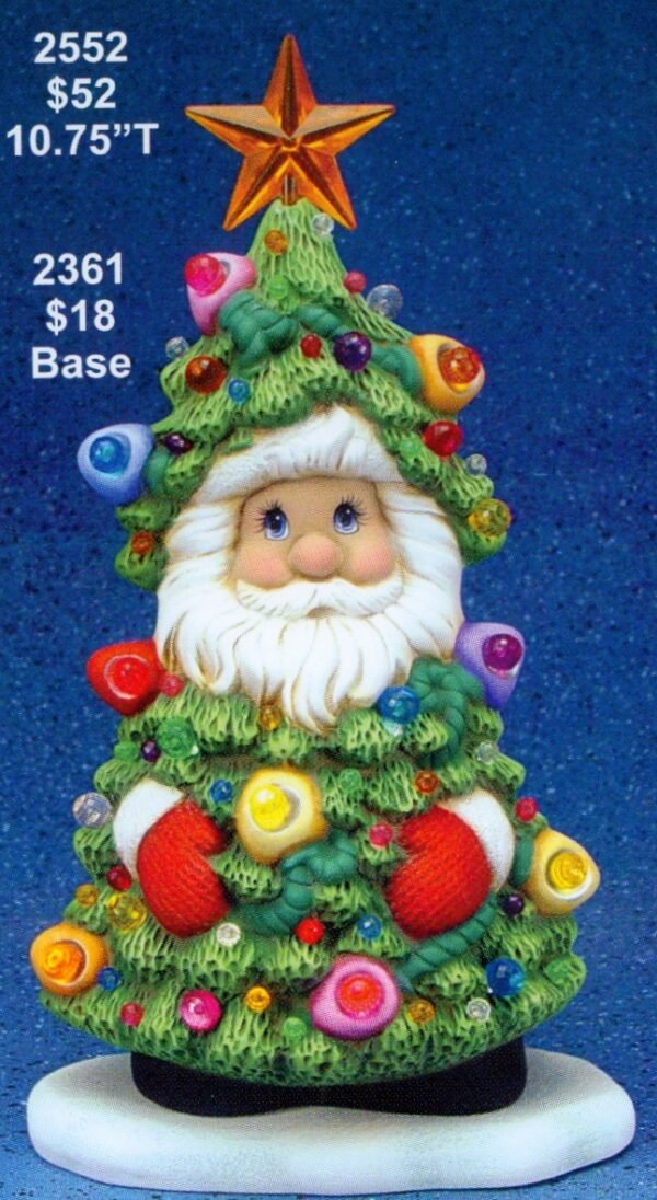christmas tree santa