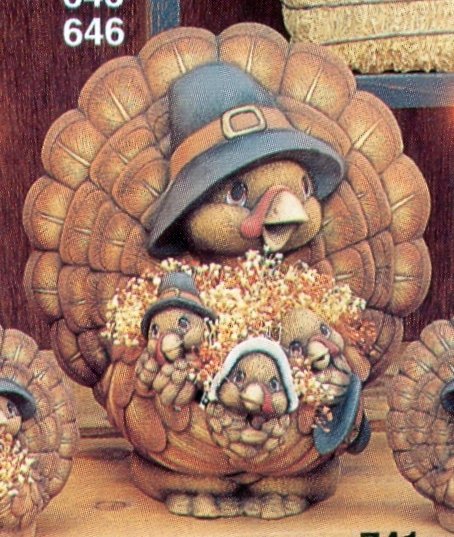 pilgrim turkey w/babies
