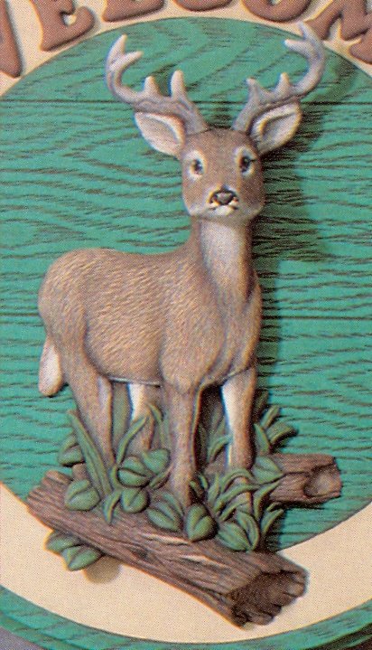deer plaque