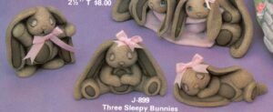 three sleepy bunnies three sleepy bunnies
