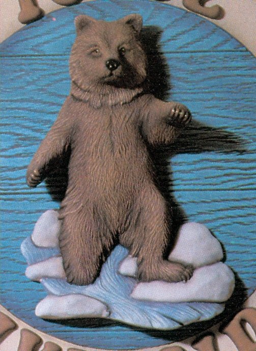 bear plaque bear plaque